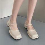Nude Pumps Block Heel