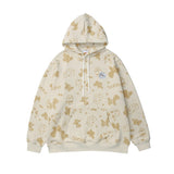 Man Fall Winter Outfis Winter Hooded Sweater Men's Fashion Brand Loose Street Casual Velvet Hoodie