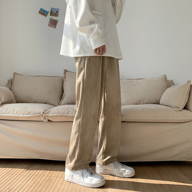 Summer Men Shorts Vintage Brown Pants