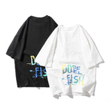 Men Tshirts Boy's Short Sleeve T-shirt Fashion Brand Creative Letter Printing Half Sleeve Simple Casual Loose