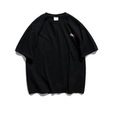 Summer Men's Printed Short Sleeve Couple Half Sleeve T-shirt Loose Top Casual