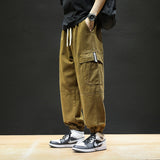 Men Cargo Pants Men's Spring Pure Cotton Casual Pants Sports Pants