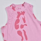 Homecoming Dresses Spring/Summer Dress Contrast Color off-the-Shoulder Pullover round Neck