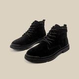 Indo Western Shoes Non-Slip Wear-Resistant Dr. Martens Boots Genuine Leather Men's Snow Boots Men's Workwear Boots