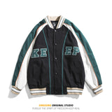 Varsity Jacket for Men Baseball Jackets Women Spring Retro Street Stand Fashionable Collar Jacket