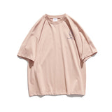 Men's T-shirt Summer Reflective Love Cartoon Short-Sleeved T-shirt Men Loose Casual Half Sleeves