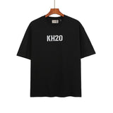 Fog Tops Summer Retro Avatar Short Sleeve Tshirt Men and Women Loose Half Sleeve Fear Of God