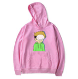 Dreamwastaken Men's Novelty Hoodies Dream Merch Shirt Cartoon Print Sweatshirt Casual Loose-Fitting Hoodie Outerwear Shirt