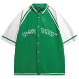 Man Summer T Shirt Stitching Contrast Color