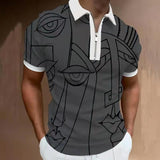 Polo Shirts Short Sleeve T-shirt Top European Code