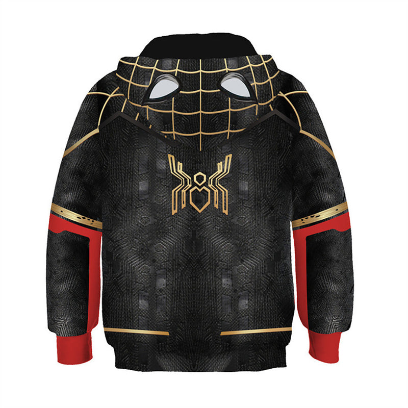 Spider Man Hoodie Pullover Zip-up Shirt Hooded