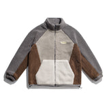 Man Fall Winter Outfis Winter Coat Loose Casual Plush Cotton-Padded Coat