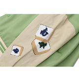 Letterman Jacket Outfit Senior Jackets Varsity Baseball Coat Baseball Uniform Men High Street Fashion Brand Loose