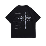 Men's T-shirt Short-Sleeved T-shirt Boys Summer Loose Half-Sleeved Cotton Printed Casual Couple's Tops T