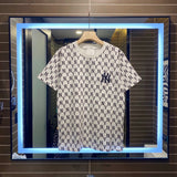 Yankees Fashion Short-Sleeved Men 'S And Women 'S Three-Dimensional Embroidered T-shirt
