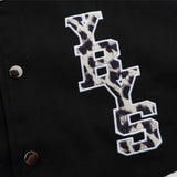Letterman Jacket Outfit Senior Jackets Varsity Baseball Coat Letter Embroidery Colorblock Baseball Uniform Trend Baggy Coat