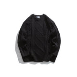 Man Fall Winter Outfis Autumn and Winter round Neck Sweater Men's Casual Idle Style Couple Sweater