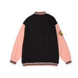 Letterman Jacket Outfit Senior Jackets Varsity Baseball Coat Letter Embroidered Baseball Uniform Men's Loose Sports Jacket