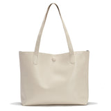 The Teacher Tote Autumn Solid Color Vintage Underarm Fashion Shoulder Tote Bag Large Capacity Women's Bag