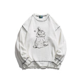 Man Fall Winter Outfis Autumn and Winter round Neck Sweater Men's Fashion Brand Loose Neutral Knitted Sweater