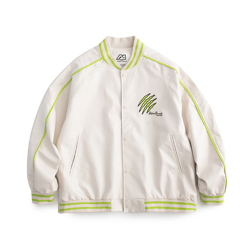 Letterman Jacket Outfit Senior Jackets Varsity Baseball Coat Baseball Jacket Couple Baggy Coat