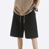 Men Shorts Waffle Fitness Running Workout Pants