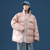 Men's Autumn Winter Coat Couple Stand-up Collar Cotton-Padded Clothes