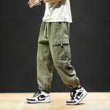 Men Cargo Pants Men's Spring Pure Cotton Casual Pants Sports Pants