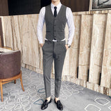 Men's Dress Vests Men's Vest Casual Jacket Business Waistcoat Men's Suit Vest Slim Fit
