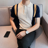 Men Polo Shirts Lapel T-shirt