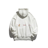 Man Fall Winter Outfis Winter Couple Velvet Padded Hooded Sweatshirt Men's Loose Coat