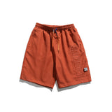 Man Summer Shorts Summer Retro Simple Letter Steel Seal Student Shorts