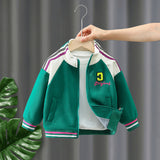 Toddler Boys Jackets Spring and Autumn Boys' Baseball Jacket Coat Children