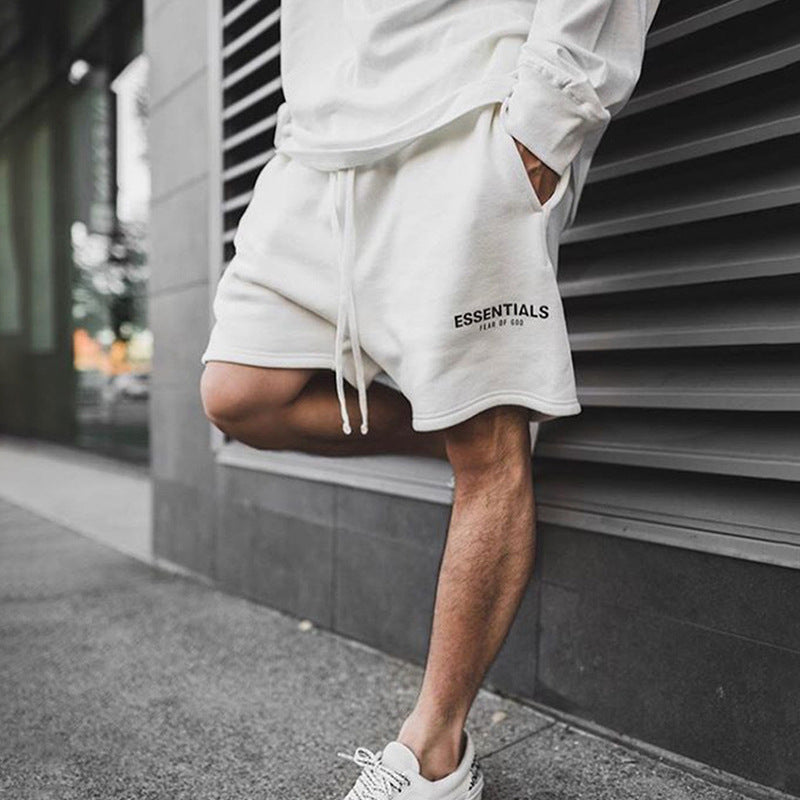 Men Shorts Loose Reflective Shorts Men