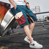 Men Shorts Summer Exercise Shorts Men's Flow Pants Five-Point Casual Pants