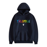 Drippy Hoodies Fall/Winter Bad Bunny Loose Velvet Padded Hooded Sweatshirt