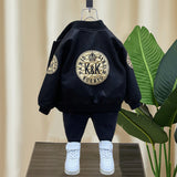 Toddler Boys Jackets Boy's Leather Jacket Coat Autumn Clothing