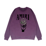 Amiri Sweatshirt Amiri Crew Sweatshirts Crew Neck Sweater