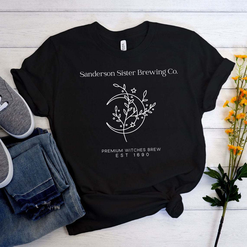 Halloween Costumes Sanderson Sisters Pumpkin Printed round Neck T-shirt for Women