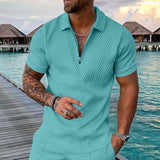 Polo Shirts Polo Lapel Casual Short Sleeve Summer T-shirt