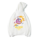 Smiley Face Hoodie Street Oversize Fall/Winter Hoodie Men's plus Size