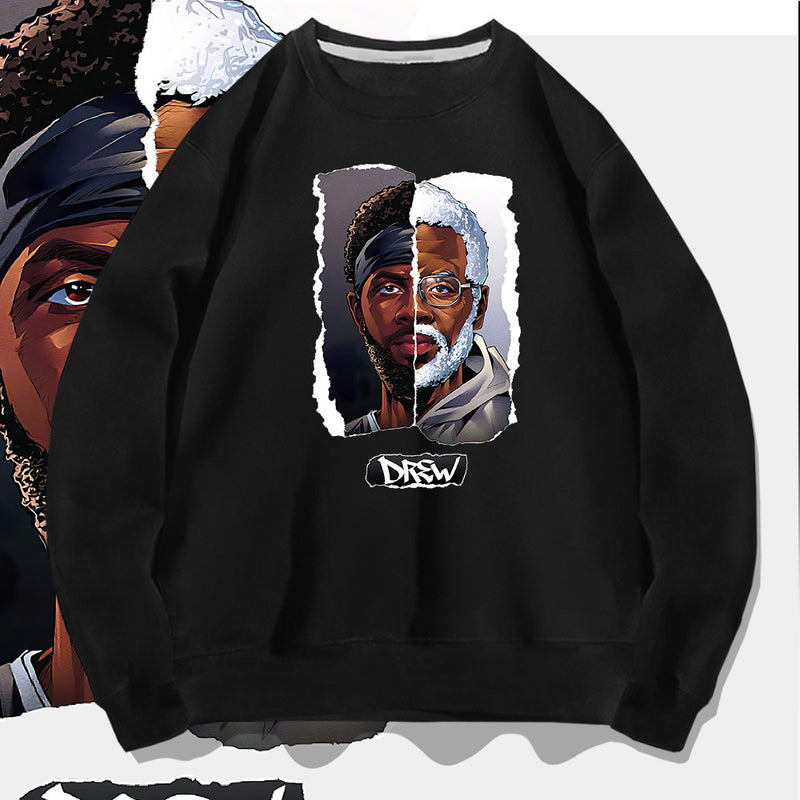 In Memory of Kobe Hoodie Owen Xiao round Neck Sweater Loose Casual