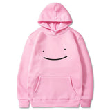 Smiley Face Hoodie Print Casual Fashion Loose Men's Hoodie