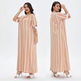 Muslim Women Stylish Kashibo Abaya Muslim Ladies Long Gown Islamic Clothing Jilbab Jalabiya Casual Plus Size Dress
