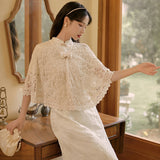 Women Cottagecore Dress Female Retro Elegance Small Skirt