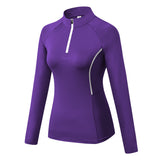 Moisture Wicking Shirts Fall/Winter Women 'S Long-Sleeved Sports Wear Fitness Running Yoga Clothes High Elastic Tights Quick-Drying Sweater