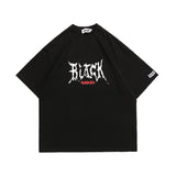Blackair T Shirt Summer Short Sleeve Retro Casual T-shirt