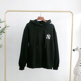 Yankees Autumn and Winter NY Crew Neck Pullover Sweatshirt Hooded Printed Fashion Casual T
