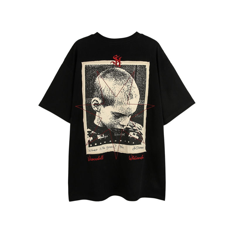 Man Tees Summer Fashion Brand Heavy Short Sleeve T-shirt