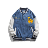 Letterman Jacket Outfit Senior Jackets Varsity Baseball Coat Men's Spring Loose Casual Jacket Men's